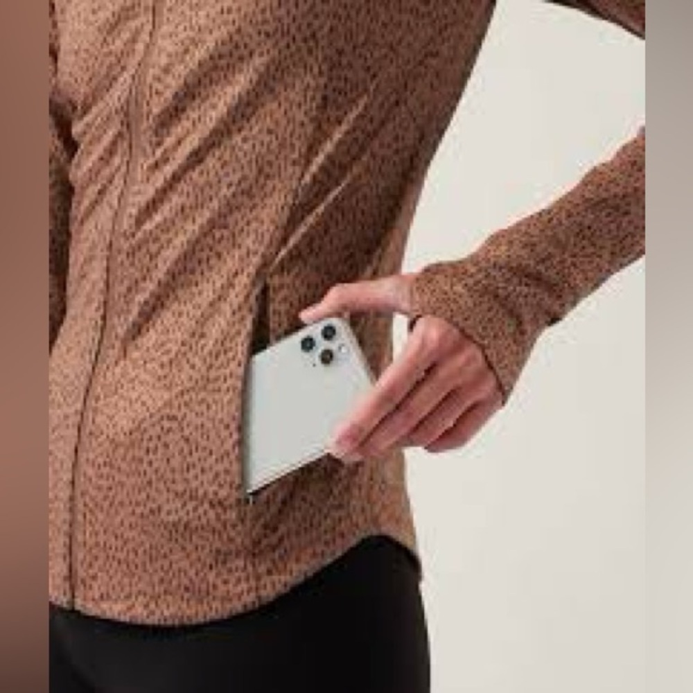 ATHLETA FULL ZIP JACKET XL BROWN - Picture 3 of 11